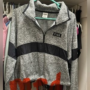 PINK fleece pullover